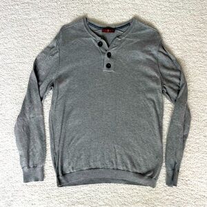 7 For All Mankind Brand, Men’s Large Sweater/Shirt, Color Gray
